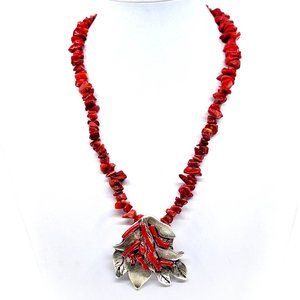 Handmade Coral Necklace